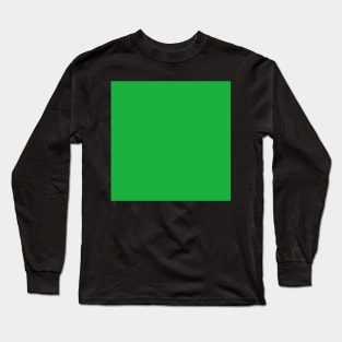 Single color - green Long Sleeve T-Shirt